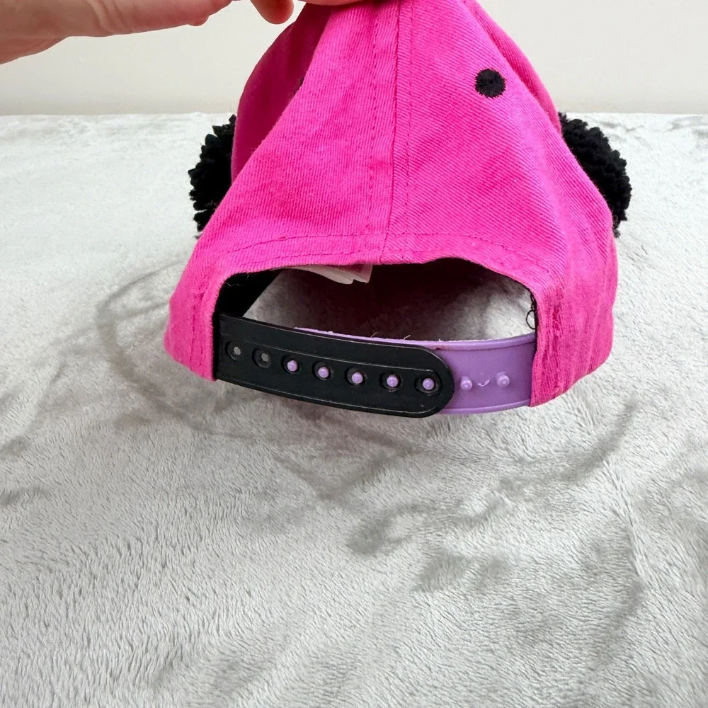 Disney‎ Minnie Mouse Toddler Girls Pink Snapback Hat with Ears and Glitter Bow